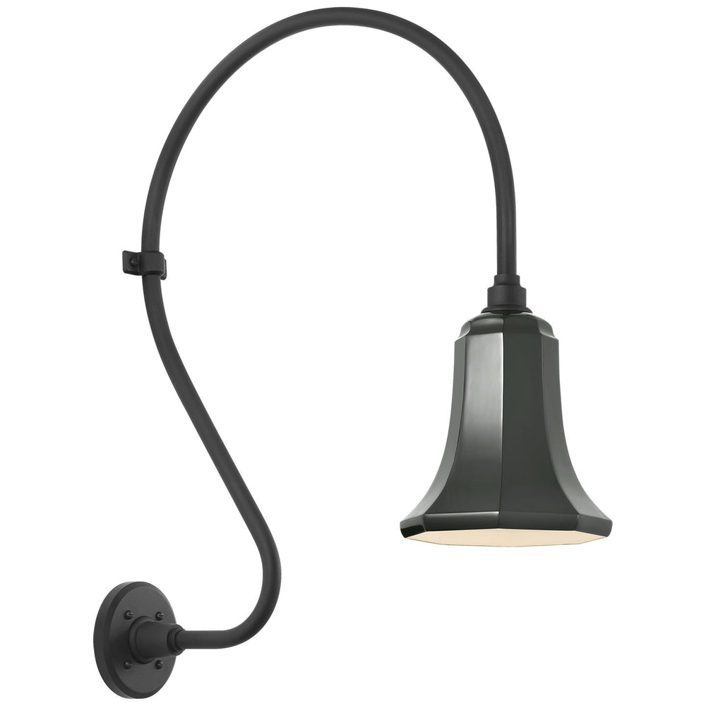 Visual Comfort Signature - TOB 2805MBK/S8-G - LED Barn Light - Academy Barn Light - Matte Black
