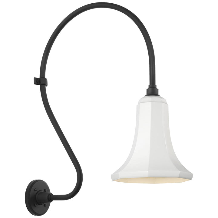 Visual Comfort Signature - TOB 2805MBK/S9-WHT - LED Barn Light - Academy Barn Light - Matte Black