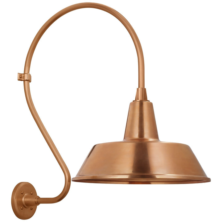 Visual Comfort Signature - TOB 2805SC/S2-SC - LED Barn Light - Academy Barn Light - Soft Copper