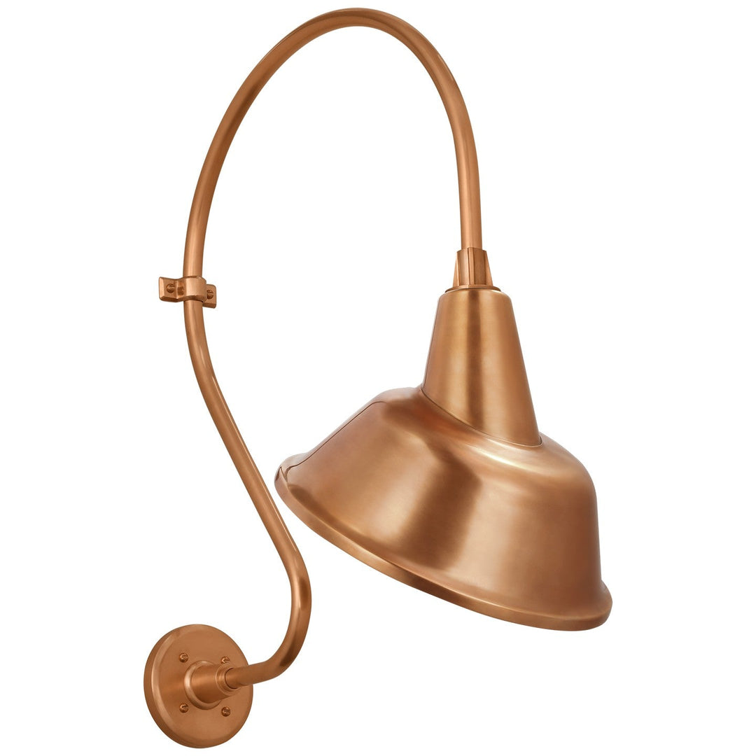 Visual Comfort Signature - TOB 2805SC/S3-SC - LED Barn Light - Academy Barn Light - Soft Copper