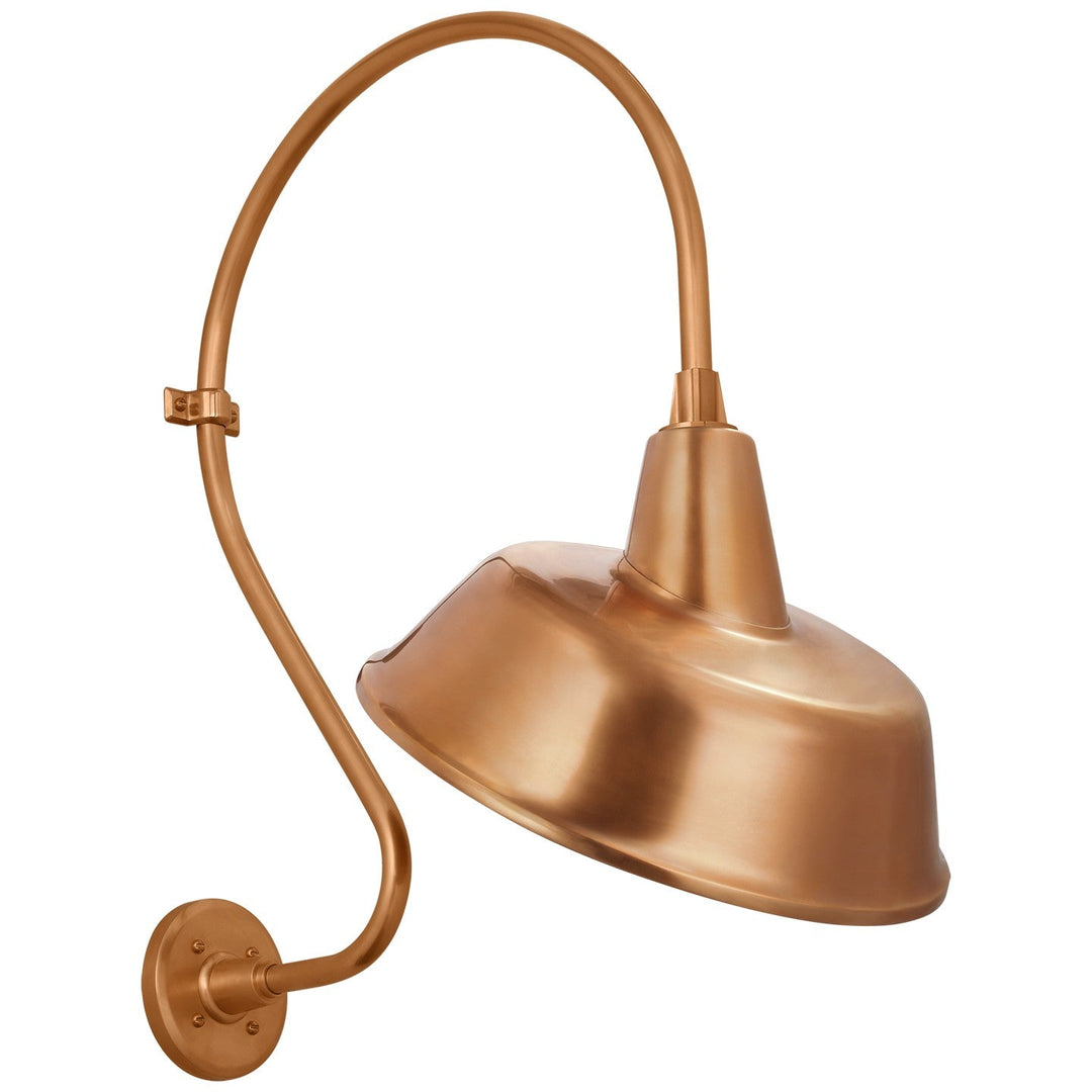 Visual Comfort Signature - TOB 2805SC/S4-SC - LED Barn Light - Academy Barn Light - Soft Copper