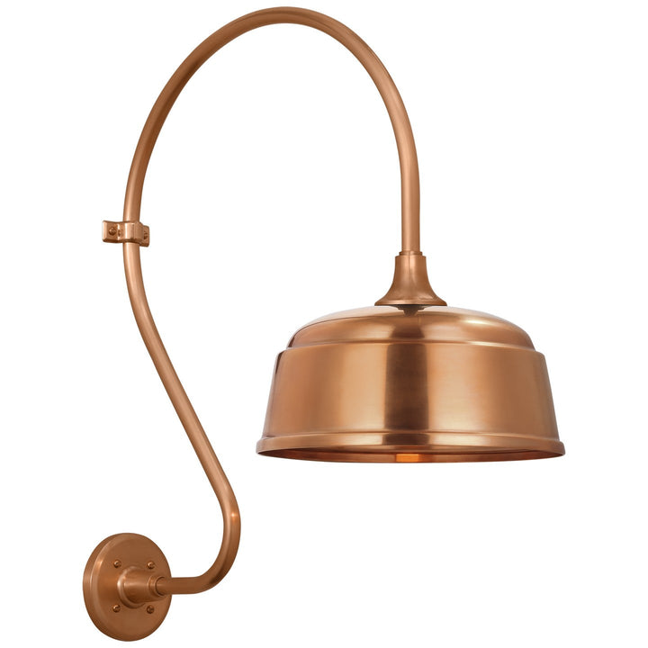 Visual Comfort Signature - TOB 2805SC/S6-SC - LED Barn Light - Academy Barn Light - Soft Copper