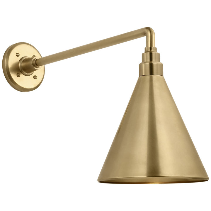 Visual Comfort Signature - TOB 2812HAB/S10-HAB - LED Barn Light - Academy Barn Light - Hand-Rubbed Antique Brass