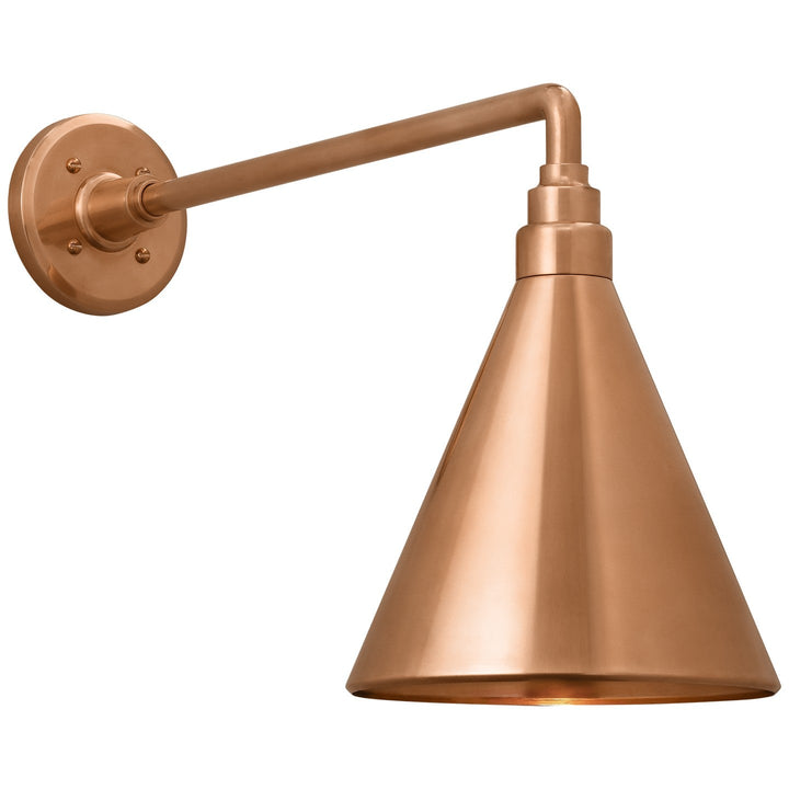 Visual Comfort Signature - TOB 2812SC/S10-SC - LED Barn Light - Academy Barn Light - Soft Copper