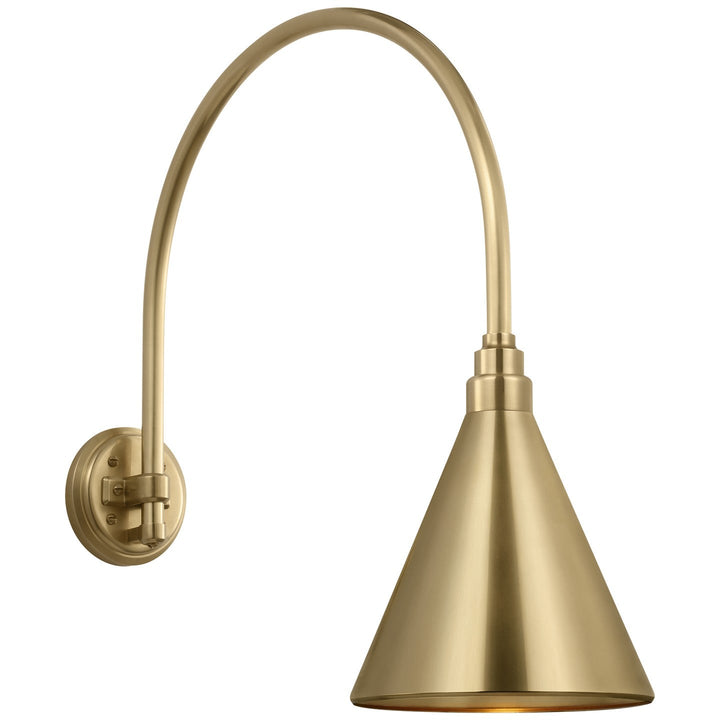 Visual Comfort Signature - TOB 2815HAB/S10-HAB - LED Barn Light - Academy Barn Light - Hand-Rubbed Antique Brass