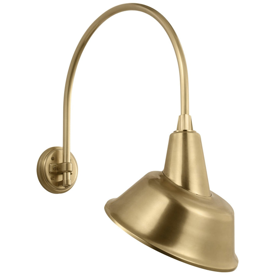 Visual Comfort Signature - TOB 2815HAB/S3-HAB - LED Barn Light - Academy Barn Light - Hand-Rubbed Antique Brass