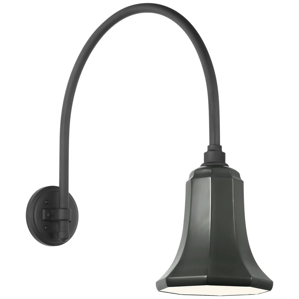 Visual Comfort Signature - TOB 2815MBK/S8-G - LED Barn Light - Academy Barn Light - Matte Black