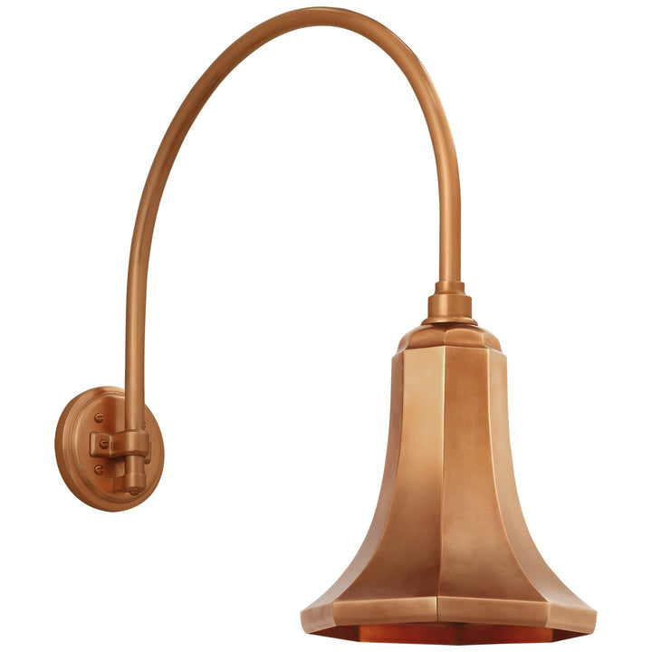 Visual Comfort Signature - TOB 2815SC/S9-SC - LED Barn Light - Academy Barn Light - Soft Copper