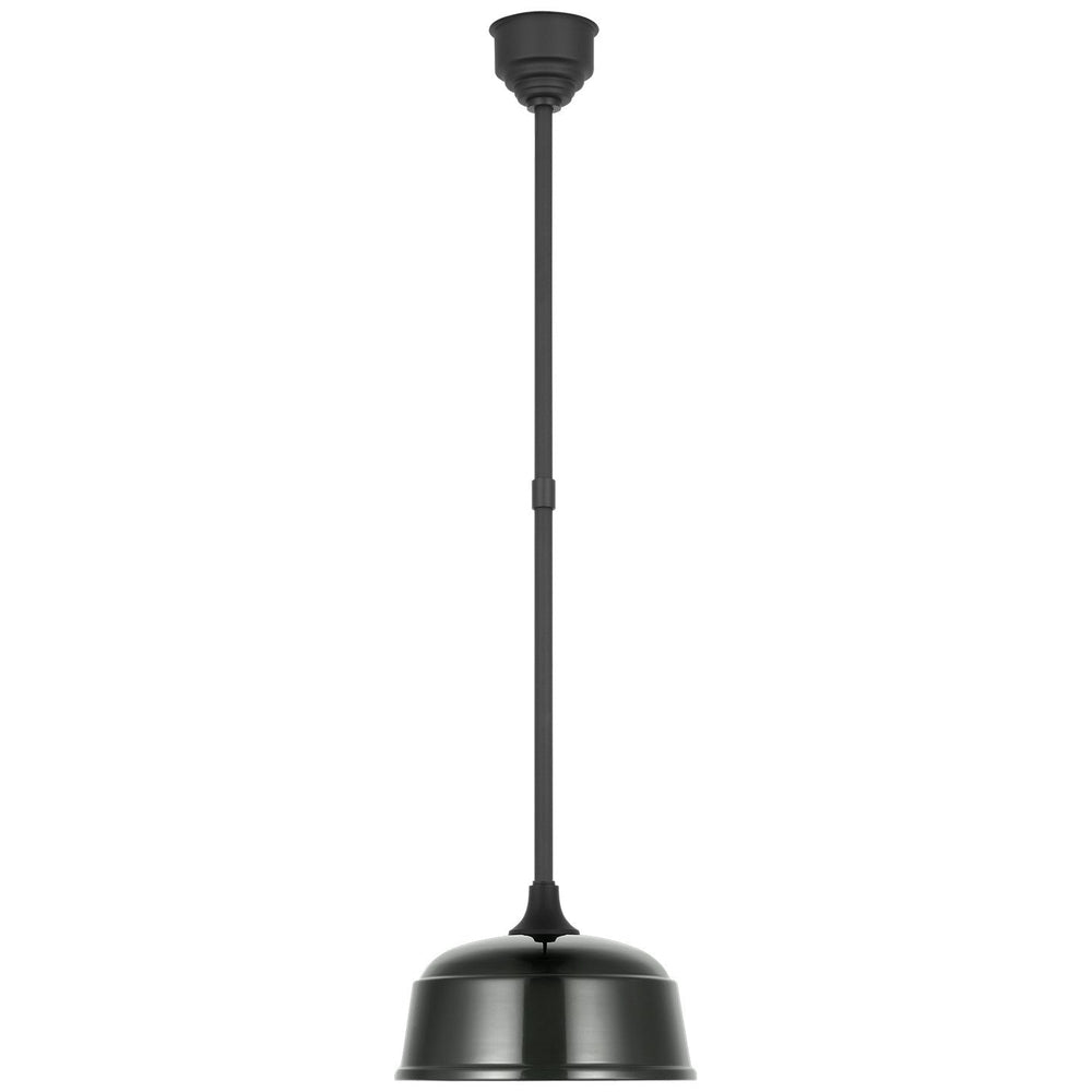 Visual Comfort Signature - TOB 5811MBK-G - LED Pendant - Academy Barn Light - Matte Black