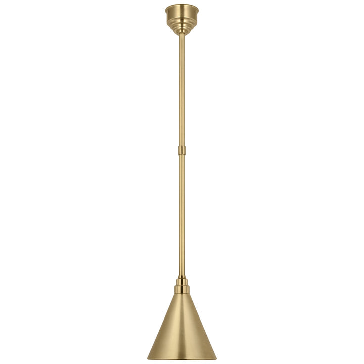 Visual Comfort Signature - TOB 5818HAB-HAB - LED Pendant - Academy Barn Light - Hand-Rubbed Antique Brass