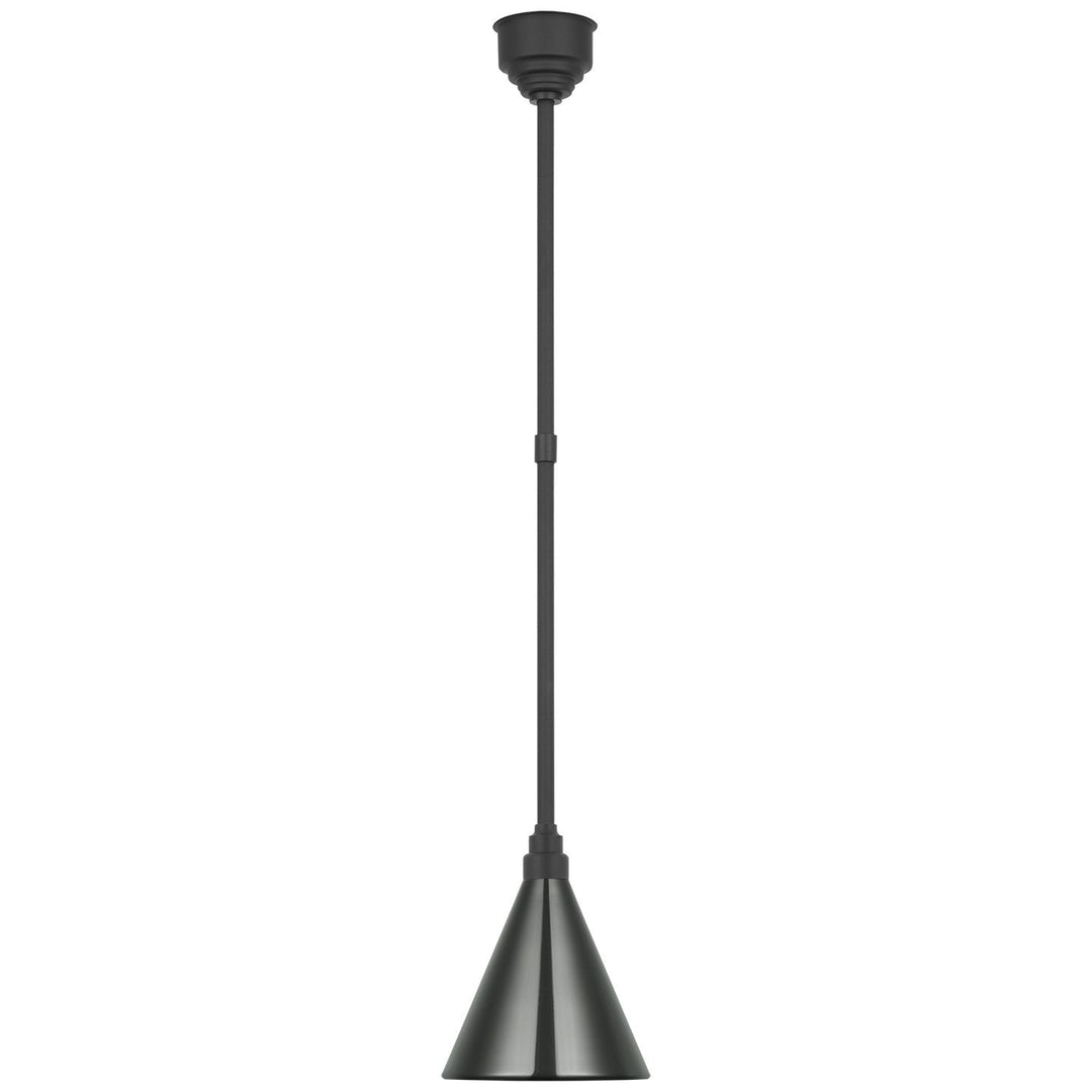 Visual Comfort Signature - TOB 5818MBK-G - LED Pendant - Academy Barn Light - Matte Black