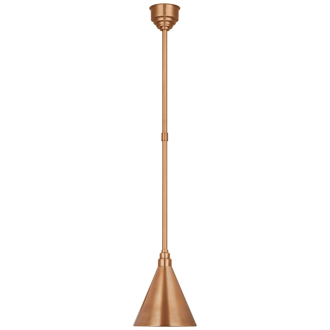 Visual Comfort Signature - TOB 5818SC-SC - LED Pendant - Academy Barn Light - Soft Copper