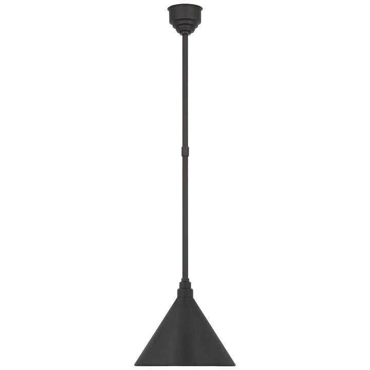 Visual Comfort Signature - TOB 5819MBK-MBK - LED Pendant - Academy Barn Light - Matte Black