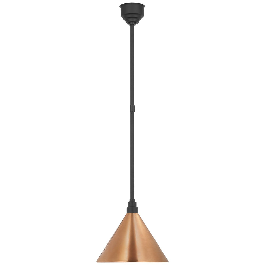 Visual Comfort Signature - TOB 5819MBK-SC - LED Pendant - Academy Barn Light - Matte Black