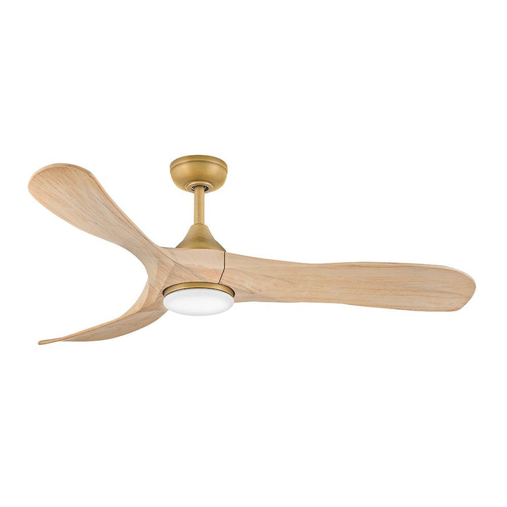Hinkley - 903856FHB-LDD - 56"Ceiling Fan - Swell Illuminated - Heritage Brass