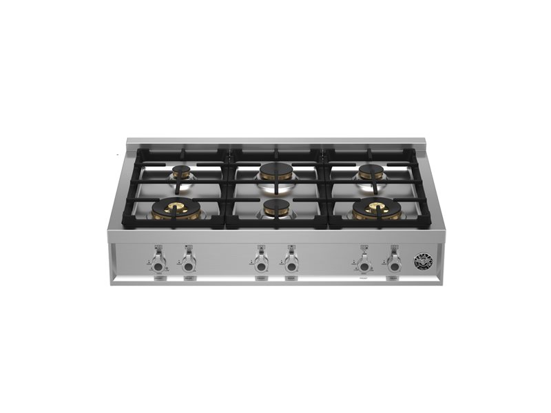 Bertazzoni Professional Series Gas Rangetop 6 Brass Burners