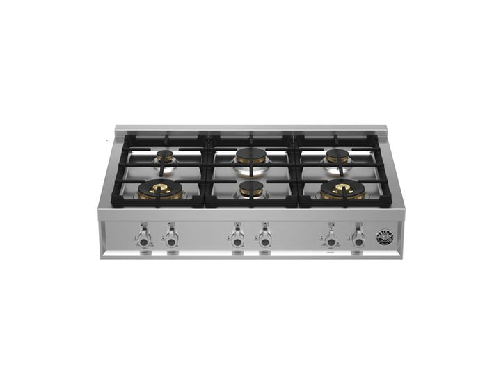 Bertazzoni Professional Series Gas Rangetop 6 Brass Burners