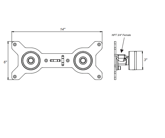Franz Viegener Freestanding Rough Valve