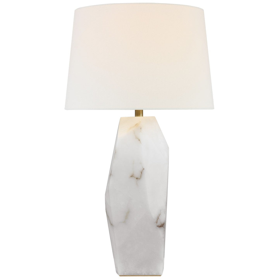 Visual Comfort Signature Crystallo Table Lamp in Alabaster