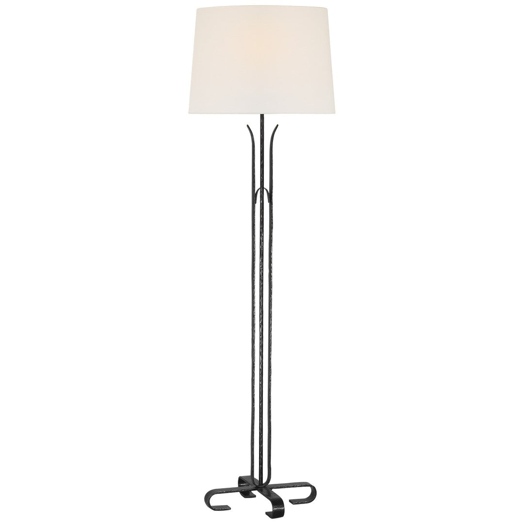 Visual Comfort Signature Olivette Floor Lamp in Aged Iron