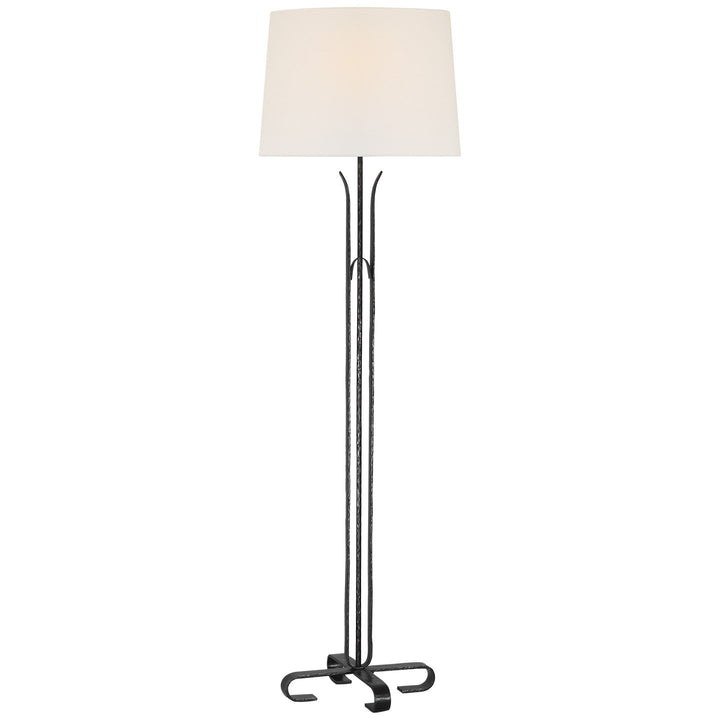 Visual Comfort Signature Olivette Floor Lamp in Aged Iron