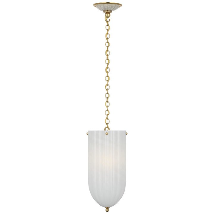 Visual Comfort Signature Rosehill Pendant in Hand-Rubbed Antique Brass