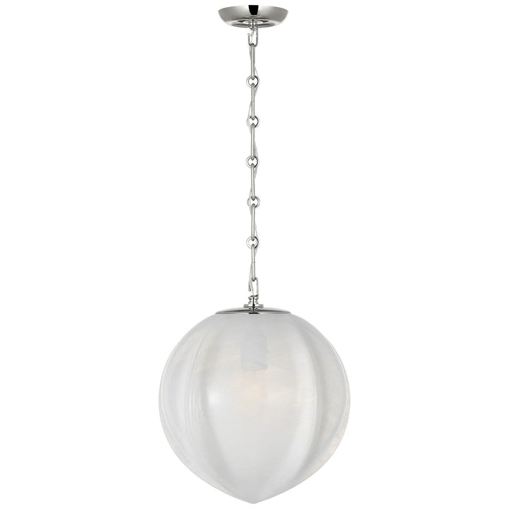 Visual Comfort Signature Rae Pendant in Polished Nickel