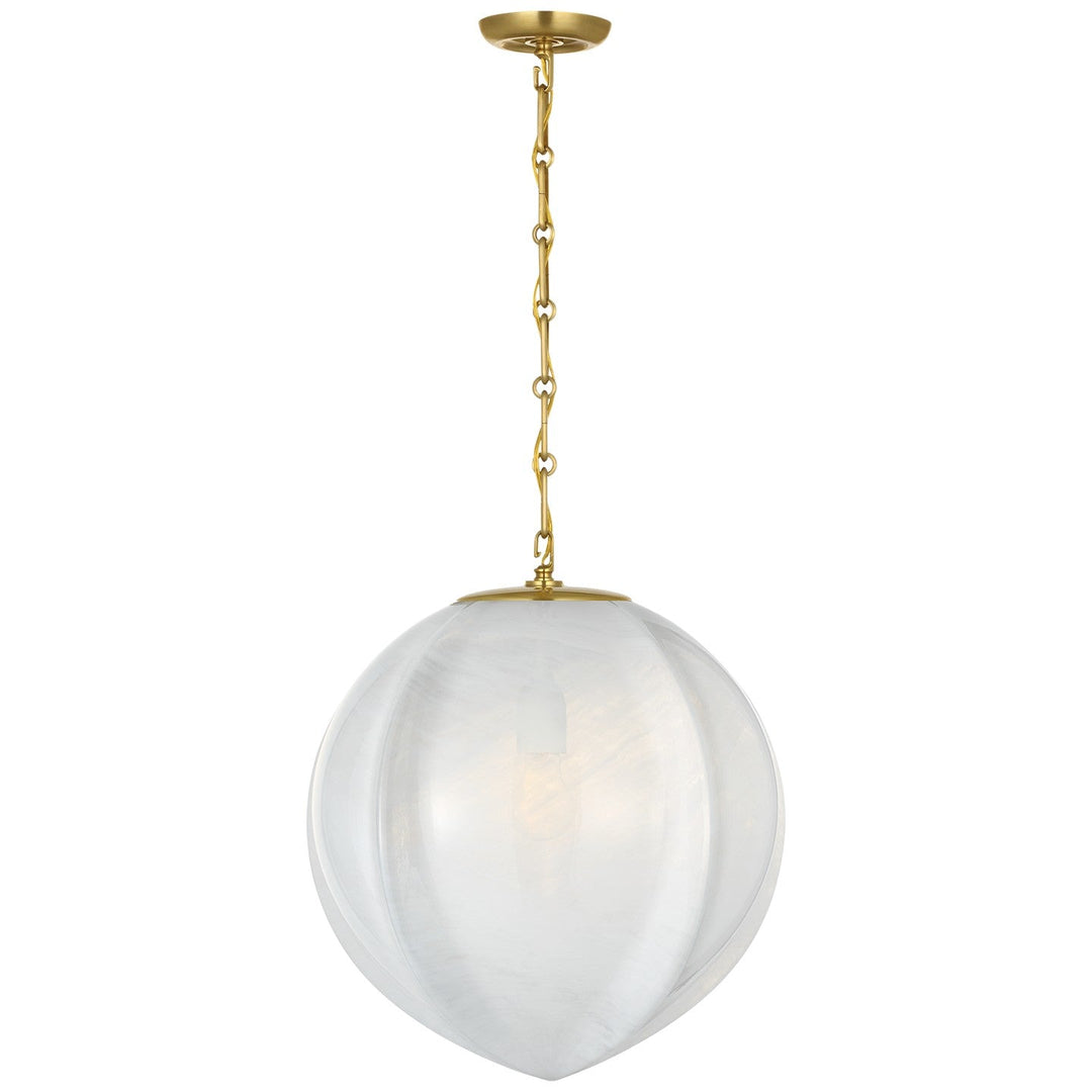 Visual Comfort Signature Rae Pendant in Hand-Rubbed Antique Brass (view 2)