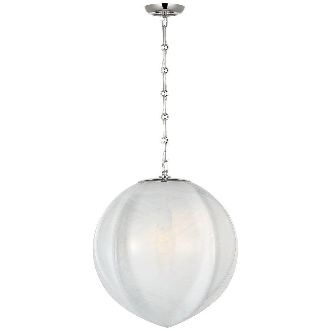 Visual Comfort Signature Rae Pendant in Polished Nickel (view 2)