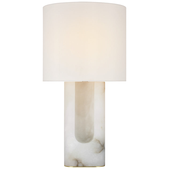 Visual Comfort Signature Palo Table Lamp in Alabaster