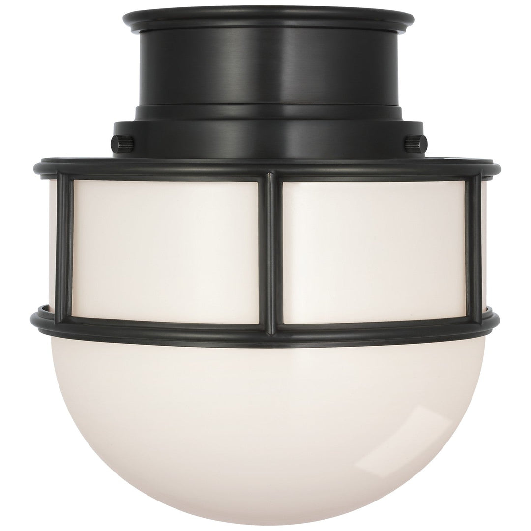 Visual Comfort Signature Martil Ceiling Flush Light in Bronze
