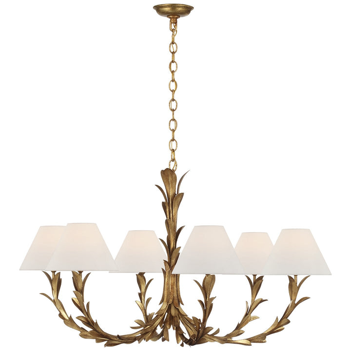 Visual Comfort Signature Provenz Chandelier in French Gild (view 2)