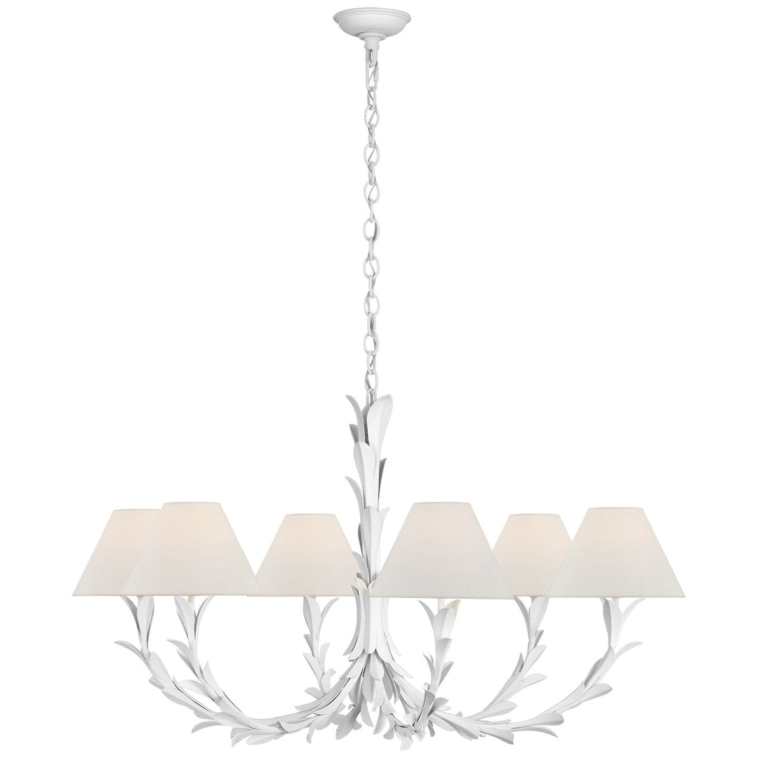 Visual Comfort Signature Provenz Chandelier in Plaster White (view 2)