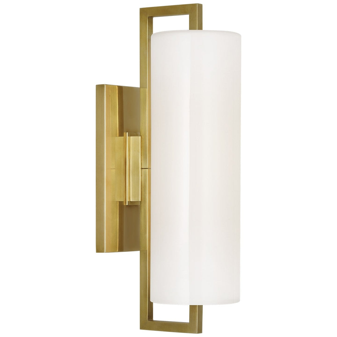Visual Comfort Signature Bowen Bathroom Vanity Light in Hand-Rubbed Antique Brass