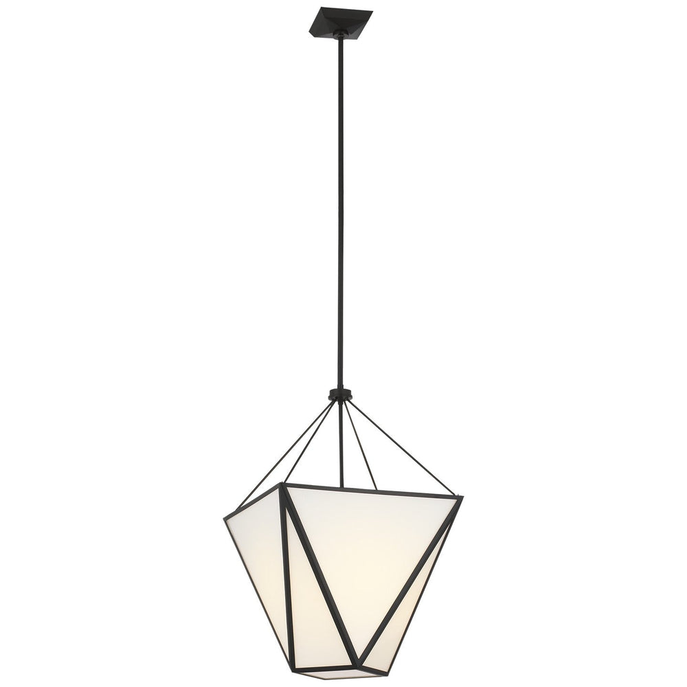 Visual Comfort Signature Lorino Tapered Pendant in Modern Iron