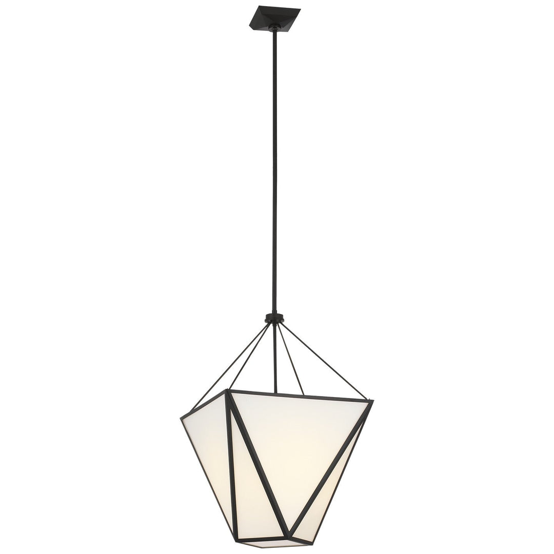 Visual Comfort Signature Lorino Tapered Pendant in Modern Iron