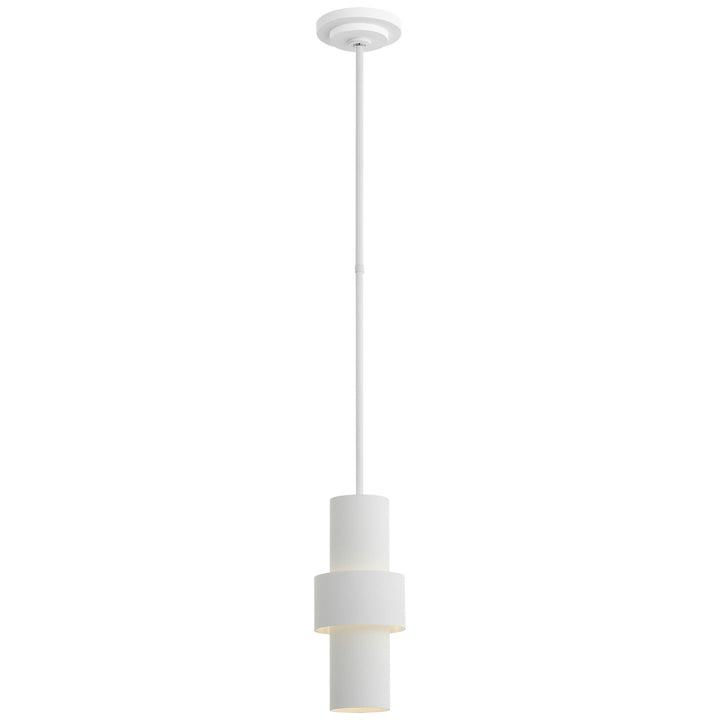 Visual Comfort Signature Chalmette Mini Pendant in Plaster White