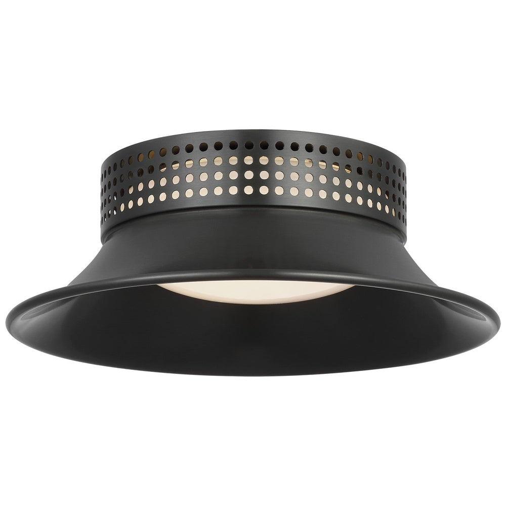Visual Comfort Signature Precision Cap Ceiling Flush Light in Bronze