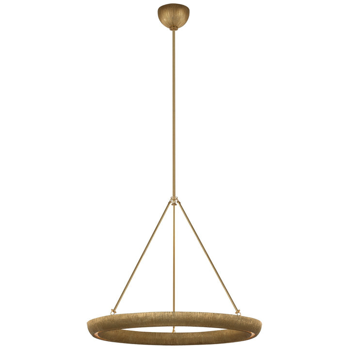 Visual Comfort Signature Utopia Ring Chandelier in Gild