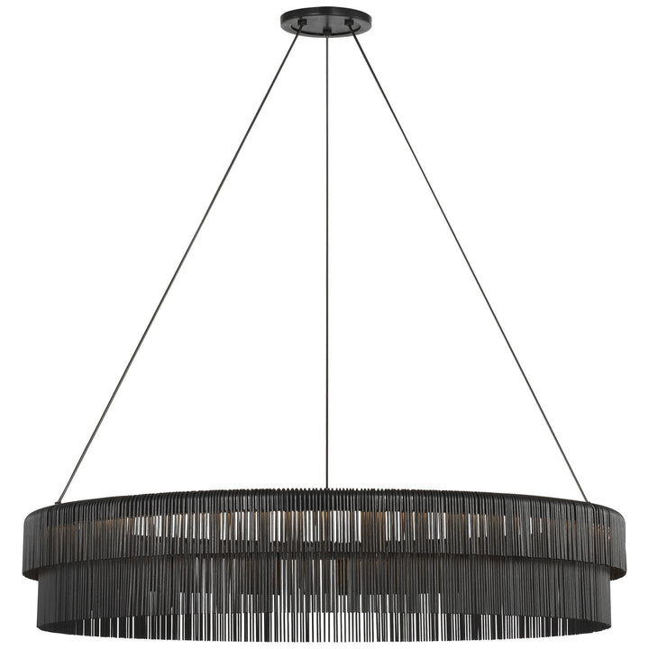 Visual Comfort Signature Differo Chandelier in Aged Iron