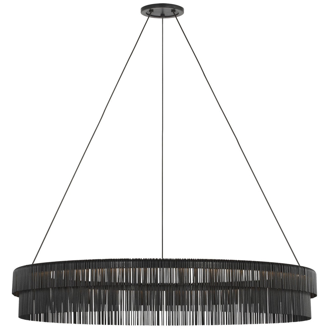Visual Comfort Signature Differo Chandelier in Aged Iron (view 2)