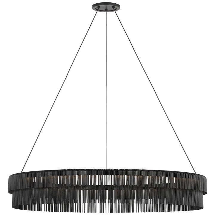 Visual Comfort Signature Differo Chandelier in Aged Iron (view 2)