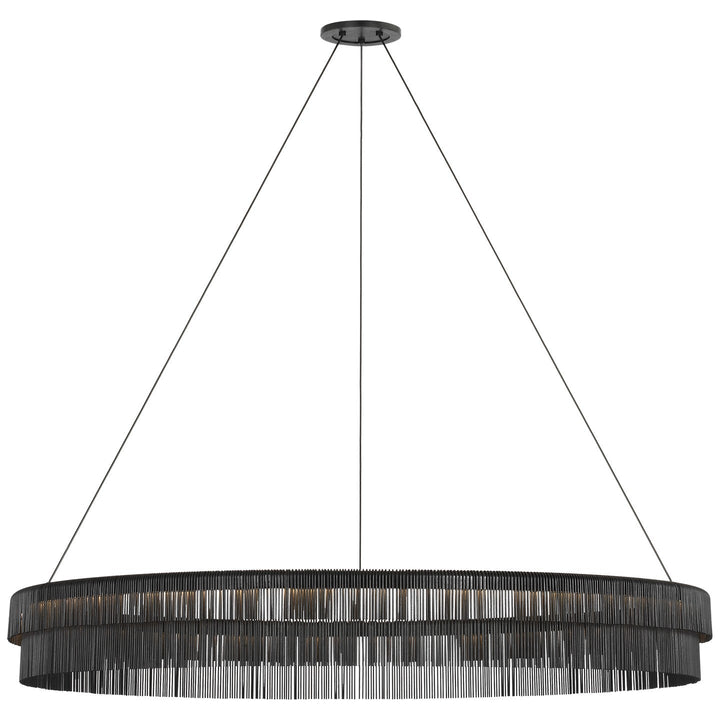Visual Comfort Signature Differo Chandelier in Aged Iron (view 3)