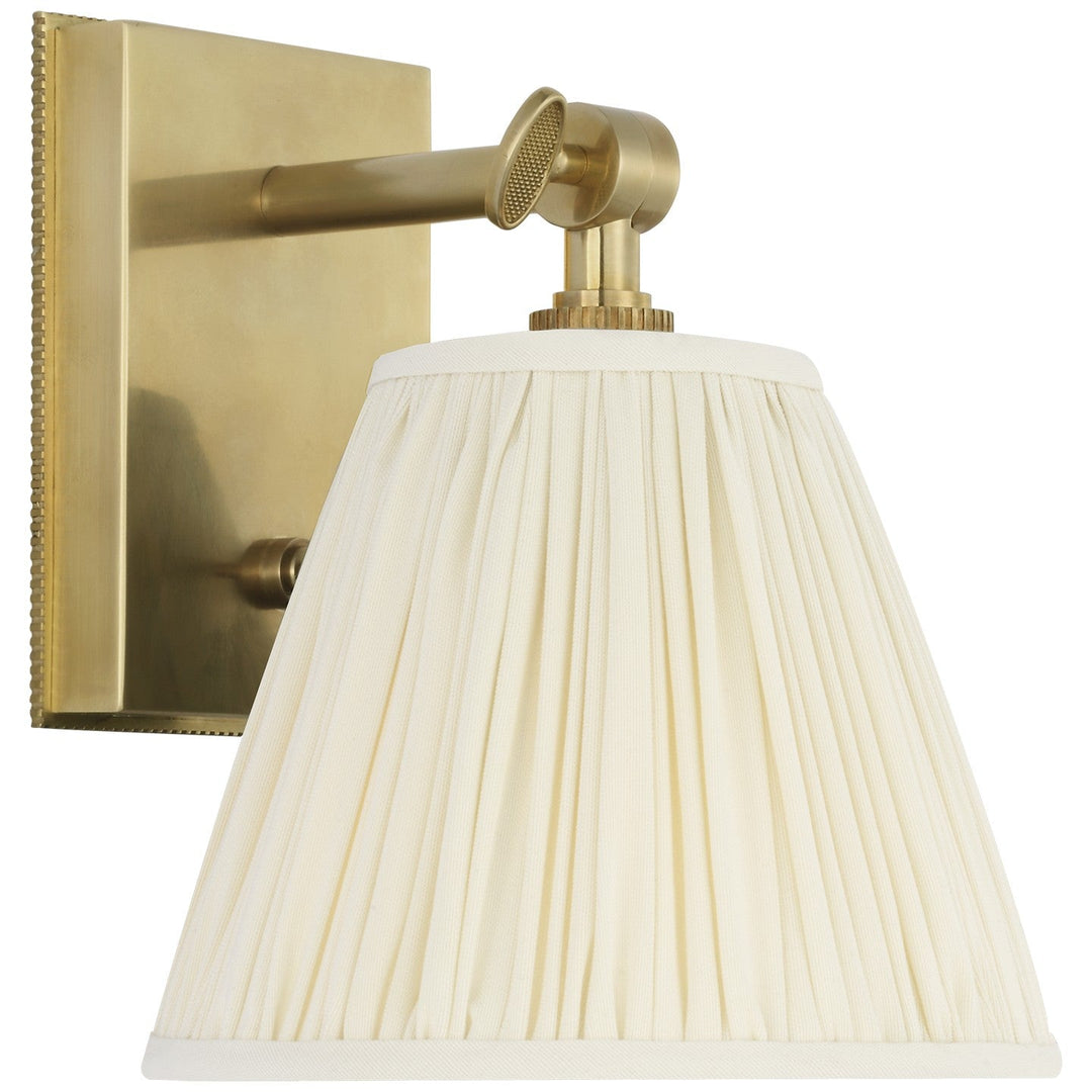 Visual Comfort Signature Wimberley Bedside Adjustable Wall Light in Soft Brass