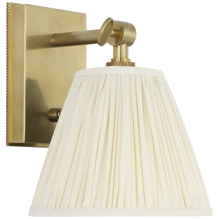 Visual Comfort Signature Wimberley Bedside Adjustable Wall Light in Soft Brass