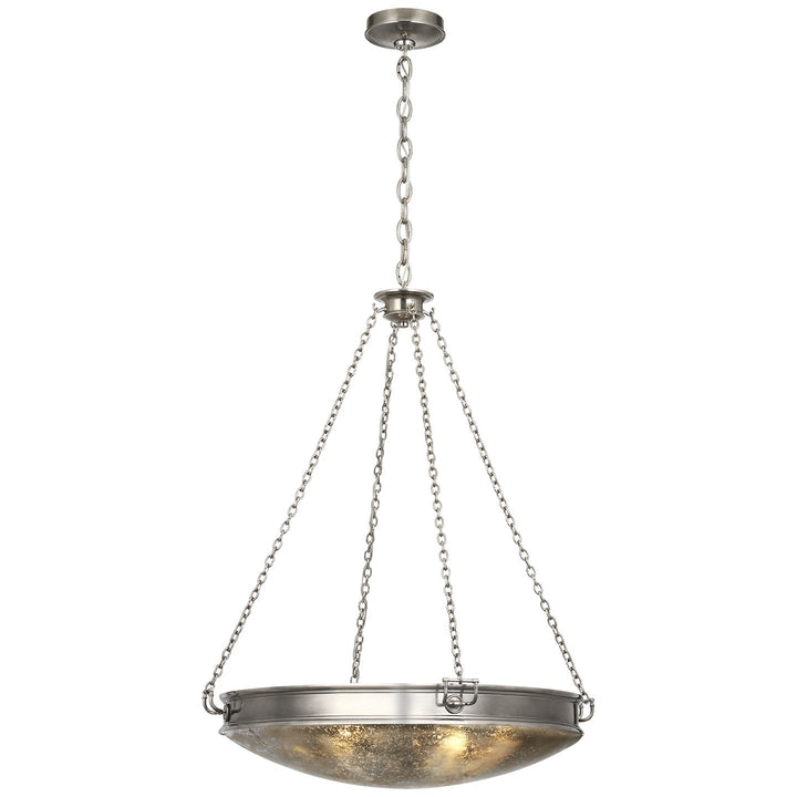 Visual Comfort Signature Quinn Chandelier in Pewter