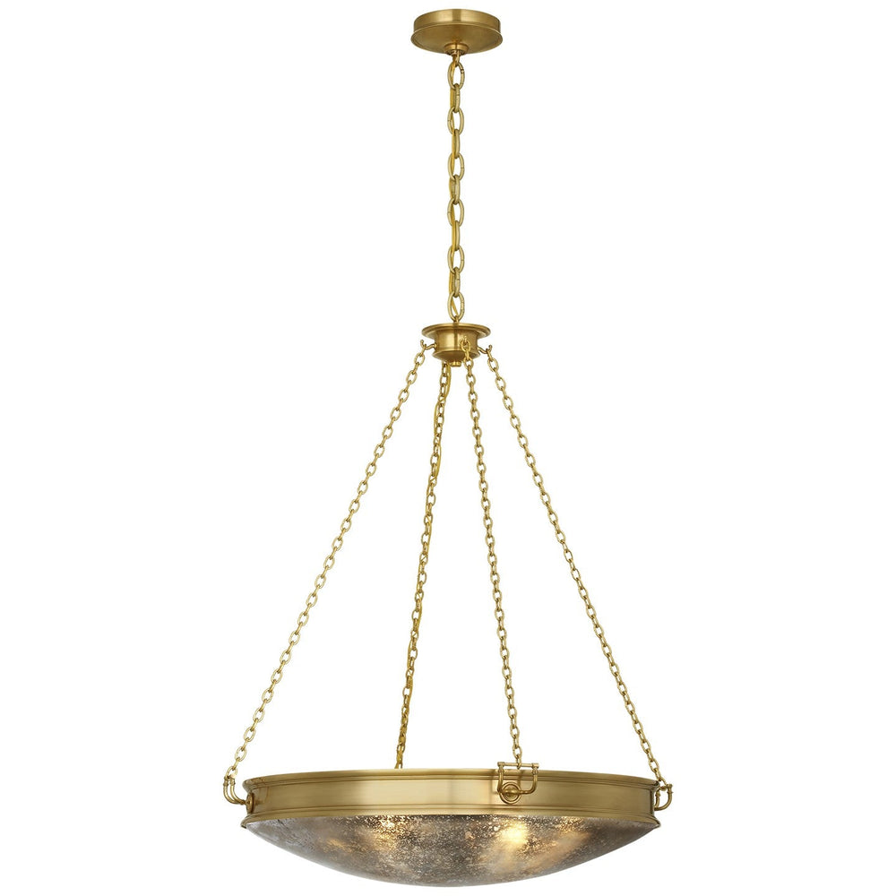 Visual Comfort Signature Quinn Chandelier in Soft Brass