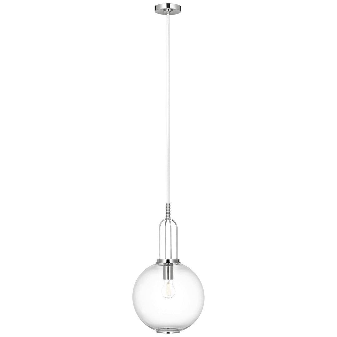 Visual Comfort Signature Meir Pendant in Polished Nickel