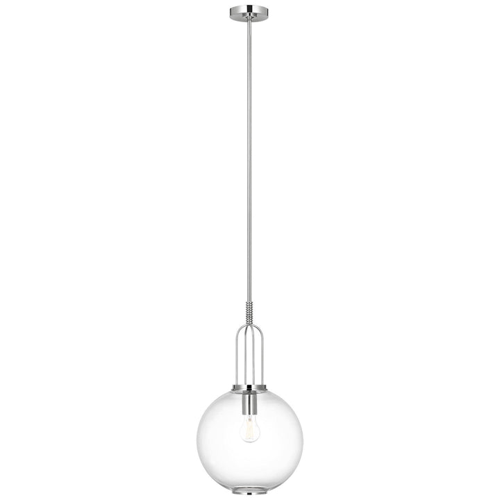 Visual Comfort Signature Meir Pendant in Polished Nickel
