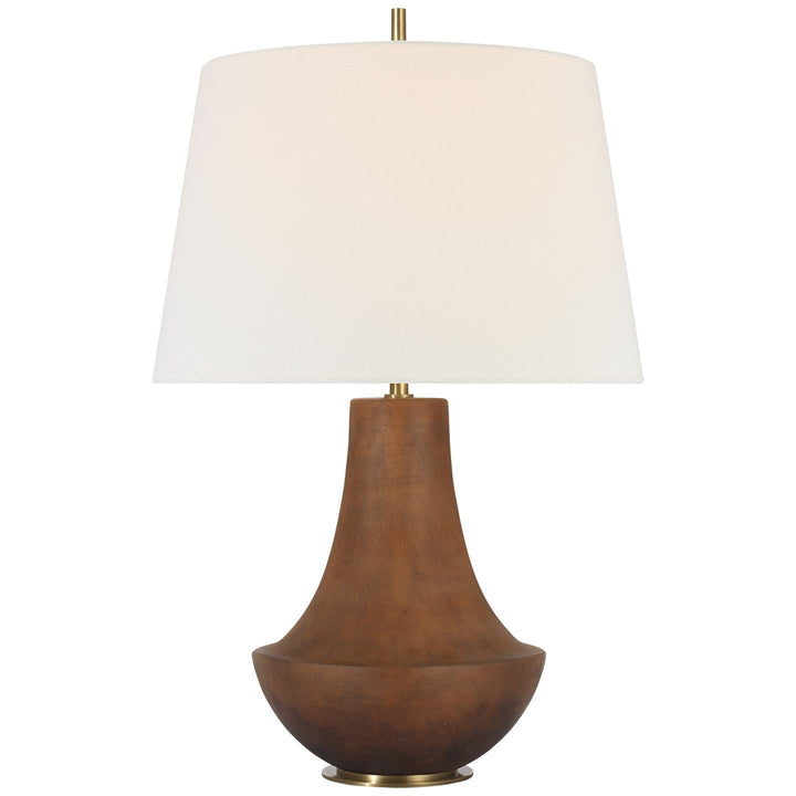 Visual Comfort Signature Kefi Table Lamp in Natural Terracotta